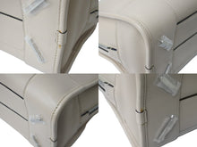 画像をギャラリービューアに読み込む, LOEWE ロエベ 2WAYハンドバッグ アマソナ28 アナグラム レザー ベージュ シルバー金具 美品 中古 56863