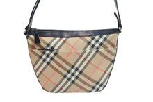画像をギャラリービューアに読み込む, Burberry バーバリ－ オ－ルドバーバリ－ ショルダーバック バッグ チェック ブラウン 中古 良品 56950