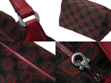 Load image into Gallery viewer, 極美品 Salvatore Ferragamo サルヴァトーレフェラガモ ショルダーバッグ ハンドバッグ シルバー金具 レッド 中古 57110