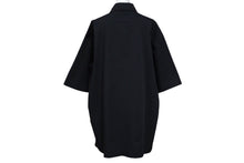 画像をギャラリービューアに読み込む, 極美品 OFF-WHITE オフホワイト 半袖シャツ ブラック コットン ポリエステル エラスタン サイズXL 中古 57221