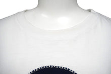 画像をギャラリービューアに読み込む, LOEWE ロエベ 半袖Ｔシャツ 18SS スカルパッチ バックロゴ ホワイト コットン サイズM 中古 57559