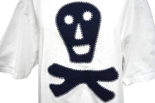 画像をギャラリービューアに読み込む, LOEWE ロエベ 半袖Ｔシャツ 18SS スカルパッチ バックロゴ ホワイト コットン サイズM 中古 57559