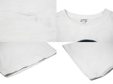 画像をギャラリービューアに読み込む, LOEWE ロエベ 半袖Ｔシャツ 18SS スカルパッチ バックロゴ ホワイト コットン サイズM 中古 57559