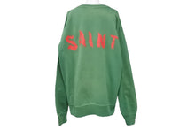 画像をギャラリービューアに読み込む, SAINT MICHAEL セントマイケル スウェット トレーナー CRW N SWT ヴィンテージ加工 サイズXL SM-A23-0000-021 美品 中古 57693