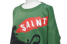 画像をギャラリービューアに読み込む, SAINT MICHAEL セントマイケル スウェット トレーナー CRW N SWT ヴィンテージ加工 サイズXL SM-A23-0000-021 美品 中古 57693