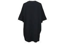 画像をギャラリービューアに読み込む, GIVENCHY ジバンシィ 半袖Ｔシャツ Ribbon Trimmed Logo BM70VA3002 ブラック コットン 美品 中古 57712