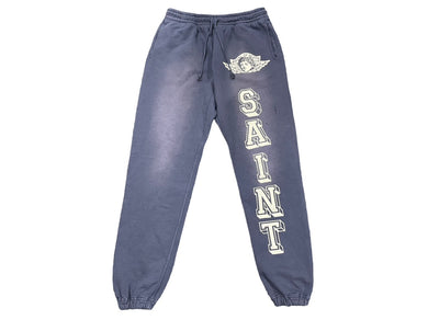 新品未使用 SAINT MICHAEL セントマイケル スウェットパンツ パンツ ロゴ ネイビー SM-S23-0000-054 中古 57944