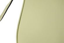 画像をギャラリービューアに読み込む, LOEWE ロエベ ショルダーバッグ 109.54.T15 ヒールポーチスモール アナグラム エンボス加工 ソフトカーフ イエロー 美品 中古 57980