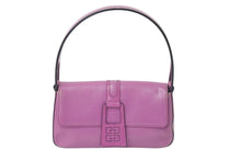 画像をギャラリービューアに読み込む, Givenchy ジバンシー ハンドバッグ レザー パープル ミニハンドバック ワンショルダーバック 良品 中古 58302