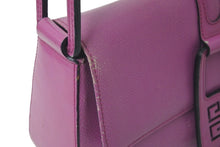 画像をギャラリービューアに読み込む, Givenchy ジバンシー ハンドバッグ レザー パープル ミニハンドバック ワンショルダーバック 良品 中古 58302