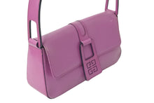 画像をギャラリービューアに読み込む, Givenchy ジバンシー ハンドバッグ レザー パープル ミニハンドバック ワンショルダーバック 良品 中古 58302