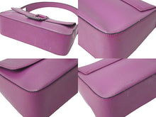 画像をギャラリービューアに読み込む, Givenchy ジバンシー ハンドバッグ レザー パープル ミニハンドバック ワンショルダーバック 良品 中古 58302