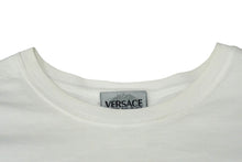 画像をギャラリービューアに読み込む, Versace Jeans Couture ヴェルサーチ ブルースウェーバージーンズ クチュール フォトＴシャツ ホワイト レッド ロゴ サイズXL 美品 中古 58762
