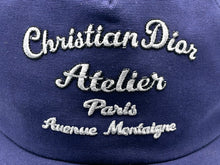 画像をギャラリービューアに読み込む, 極美品 Christian Dior クリスチャンディオール ロゴ 刺繍 ベースボールキャップ ネイビー 933C902L4511 サイズL 中古 58869
