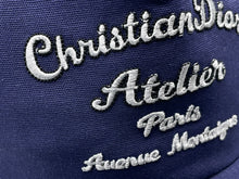 画像をギャラリービューアに読み込む, 極美品 Christian Dior クリスチャンディオール ロゴ 刺繍 ベースボールキャップ ネイビー 933C902L4511 サイズL 中古 58869