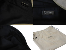 画像をギャラリービューアに読み込む, LOEWE ロエベ アナグラム レザー ワンショルダーバッグ アイボリー ロゴ ハンドバッグ カバン 鞄 良品 中古 59050