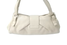 画像をギャラリービューアに読み込む, LOEWE ロエベ アナグラム レザー ワンショルダーバッグ アイボリー ロゴ ハンドバッグ カバン 鞄 良品 中古 59050