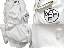 画像をギャラリービューアに読み込む, OFF-WHITE オフホワイト ジャケット ボンバージャケット Teenage Engineering OMEA202T22FAB001 マルチポケット 美品 中古 59077