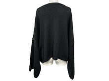 画像をギャラリービューアに読み込む, RAF SIMONS ラフシモンズ I Love NY ニット アイボリー オーバーサイズ ブラック 17AW サイズS 123065217 美品 中古 59163