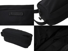 画像をギャラリービューアに読み込む, VERSACE ヴェルサーチ セカンドバッグ クラッチバッグ ポーチ グレカモチーフ ブラック ナイロン 美品 中古 59562