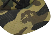 画像をギャラリービューアに読み込む, A BATHING APE アベイシングエイプ キャップ 1stカモ オリーブドラブ KAWS カウズ 2005 グリーン コットン M 美品 中古 59586