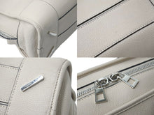 画像をギャラリービューアに読み込む, 極美品 LOEWE ロエベ アマソナ28 ハンドバッグ 352.30.N03 カーフスキン ベージュ シルバー金具 中古 59724