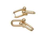 画像をギャラリービューアに読み込む, 新品未使用 TIFFANY&amp;Co. ティファニー ハードウェア エクストラ ラージ ピアス イエローゴールド K18 60006355 17.4g 中古 59729