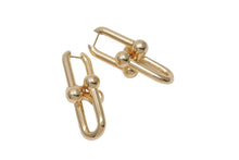 画像をギャラリービューアに読み込む, 新品未使用 TIFFANY&amp;Co. ティファニー ハードウェア エクストラ ラージ ピアス イエローゴールド K18 60006355 17.4g 中古 59729