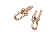画像をギャラリービューアに読み込む, 新品未使用 TIFFANY&amp;Co. ティファニー ハードウェア エクストラ ラージ ピアス ピンクゴールド 63009024 K18 18.2g 中古 59731