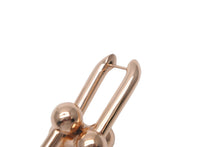 画像をギャラリービューアに読み込む, 新品未使用 TIFFANY&amp;Co. ティファニー ハードウェア エクストラ ラージ ピアス ピンクゴールド 63009024 K18 18.2g 中古 59731