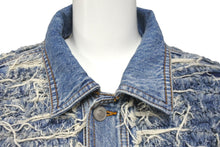 画像をギャラリービューアに読み込む, 1017 ALYX 9SM × blackmeans アリクス ブラックミーンズ デニムジャケット ブルー コットン ダメージ加工 サイズL 美品 中古 59763