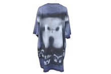 画像をギャラリービューアに読み込む, Givenchy × Chito ジバンシー チト 半袖Ｔシャツ グレー ネイビー スプレー コットン XL BM71853Y6B 美品 中古 59770