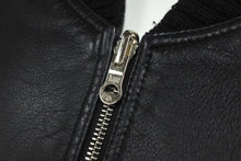 Load image into Gallery viewer, A BATHING APE アベイシングエイプ ダウンジャケット レザー ブラック 牛革 ナイロン レディース サイズTALL 美品 中古 59841