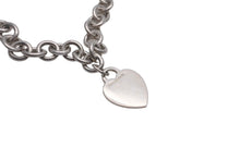 画像をギャラリービューアに読み込む, TIFFANY&amp;Co. ティファニー リターントゥネックレス チョーカー ハートトップ シルバー925 67g レディース 中古 60068