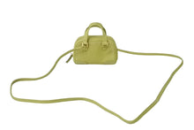 画像をギャラリービューアに読み込む, LOEWE ロエベ アマソナ 2WAY マイクロミニ ハンドバッグ ショルダーバッグ ポーチ ライムグリーン 美品 中古 60129