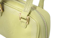 画像をギャラリービューアに読み込む, LOEWE ロエベ アマソナ 2WAY マイクロミニ ハンドバッグ ショルダーバッグ ポーチ ライムグリーン 美品 中古 60129