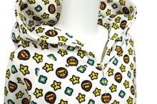 Load image into Gallery viewer, A BATHING APE アベイシングエイプ マイロ モノグラム パーカー フーディー ジップアップ コットン ホワイト XL 美品 中古 60230