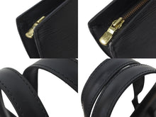 画像をギャラリービューアに読み込む, LOUIS VUITTON ルイヴィトン ハンドバッグ サンジャック エピレザー ノワール ブラック M52273 美品 中古 60348