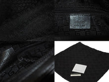 画像をギャラリービューアに読み込む, GUCCI グッチ ショルダーバッグ ジャッキー レザー ブラック ゴールド金具 イタリア製 美品 中古 60671