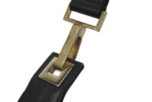 画像をギャラリービューアに読み込む, GUCCI グッチ ショルダーバッグ ジャッキー レザー ブラック ゴールド金具 イタリア製 美品 中古 60671