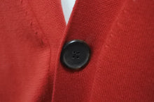 画像をギャラリービューアに読み込む, Givenchy ジバンシー カーディガン 切り替え ボーダー レッド グリーン ネイビー コットン サイズS 13S 7728 578 良品 中古 60715