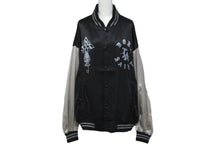 画像をギャラリービューアに読み込む, 新品未使用 24SS SAINT Mxxxxxx セントマイケル サテンジャケット SM-YS8-0000-C12 ナイロン ブラック グレー サイズL 60870