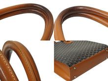 画像をギャラリービューアに読み込む, GOYARD ゴヤール コモール GM ハンドバッグ ブラック ブラウン PVCコーティングキャンバス シルバー金具 美品 中古 61453