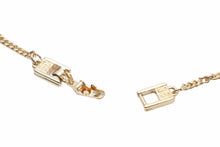 Load image into Gallery viewer, GIVENCHY ジバンシー ハート ネックレス ペンダント ゴールド クリア 金色 レディース 美品 N38585